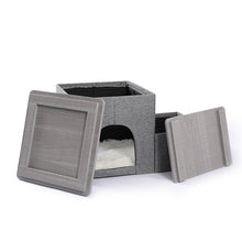 Load image into Gallery viewer, 2 in 1 Dog Stairs Portable Home