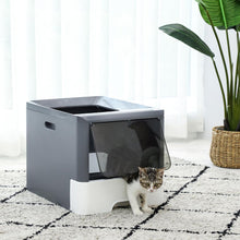Load image into Gallery viewer, Foldable Litter Box Comes with Shovel Tray