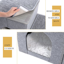 Load image into Gallery viewer, 2 in 1 Dog Stairs Portable Home