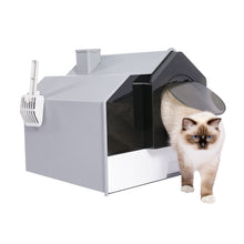 Load image into Gallery viewer, Foldable Litter Box Comes with Shovel Tray