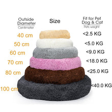 Load image into Gallery viewer, Donut Round Plush Pet Bed - shoplipari