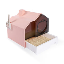Load image into Gallery viewer, Foldable Litter Box Comes with Shovel Tray