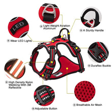 Load image into Gallery viewer, Pet Reflective Nylon Dog Harness