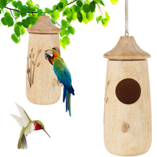 Load image into Gallery viewer, Wooden Bird Feeder