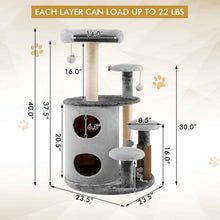 Load image into Gallery viewer, 40 Inch Cat Tree Tower Multi-Level