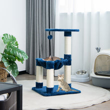 Load image into Gallery viewer, Multi-level Cat Tree with Scratching Posts/ Hammock