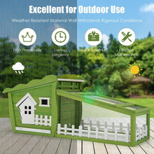 Load image into Gallery viewer, 62 Inch Wooden Rabbit Hutch