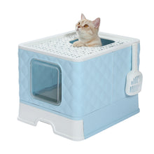 Load image into Gallery viewer, Foldable Litter Box Comes with Shovel Tray